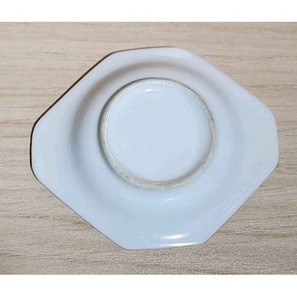 Vintage Bone China Rose ASHTRAY Ash TRAY Vanity Ladies Theatre Gift Wedding Ring - Picture 4 of 5